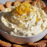 easy lemon cheesecake dip - featured image