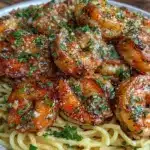 garlic butter shrimp scampi - featured image