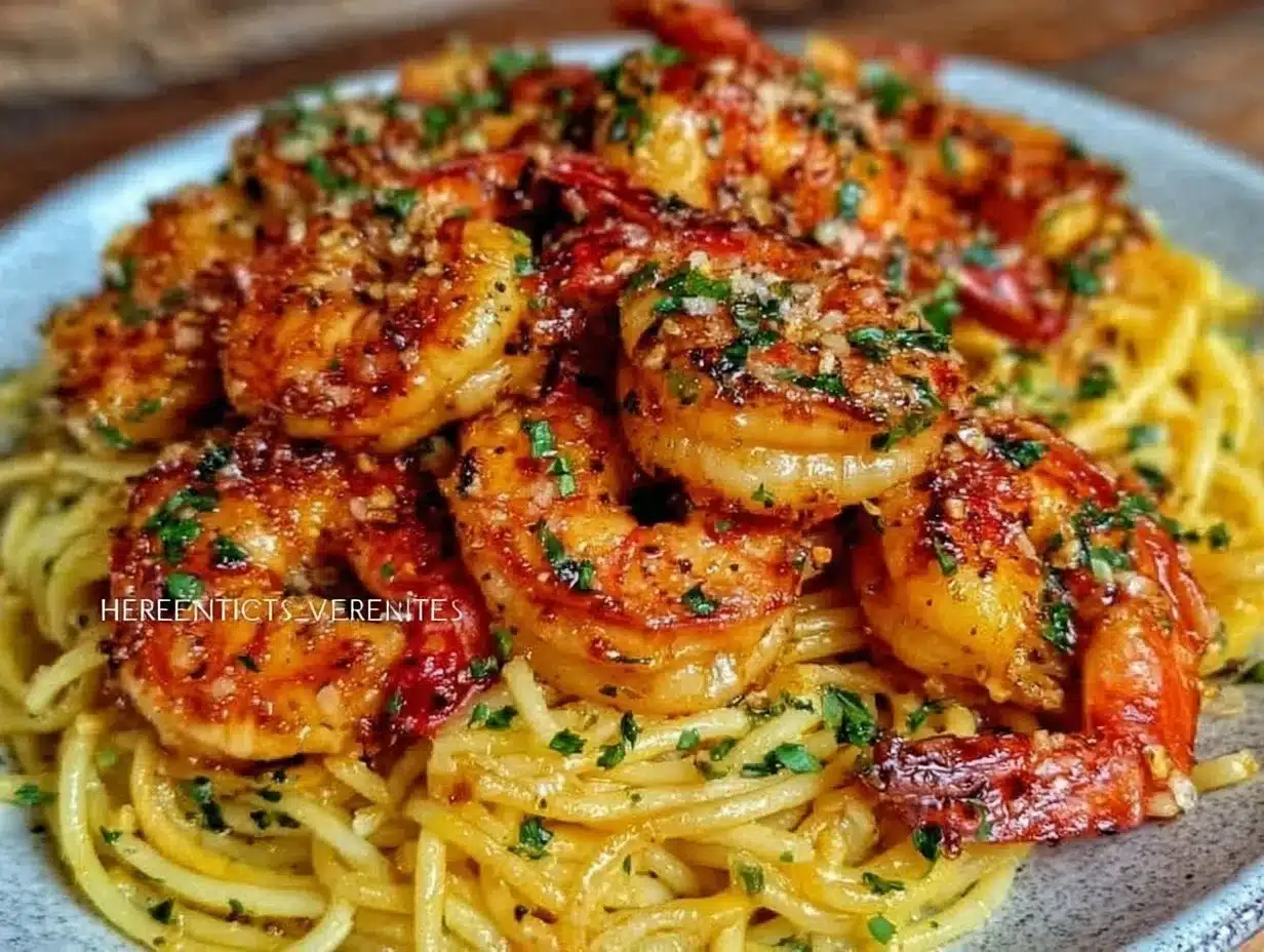 garlic butter shrimp scampi preparation steps