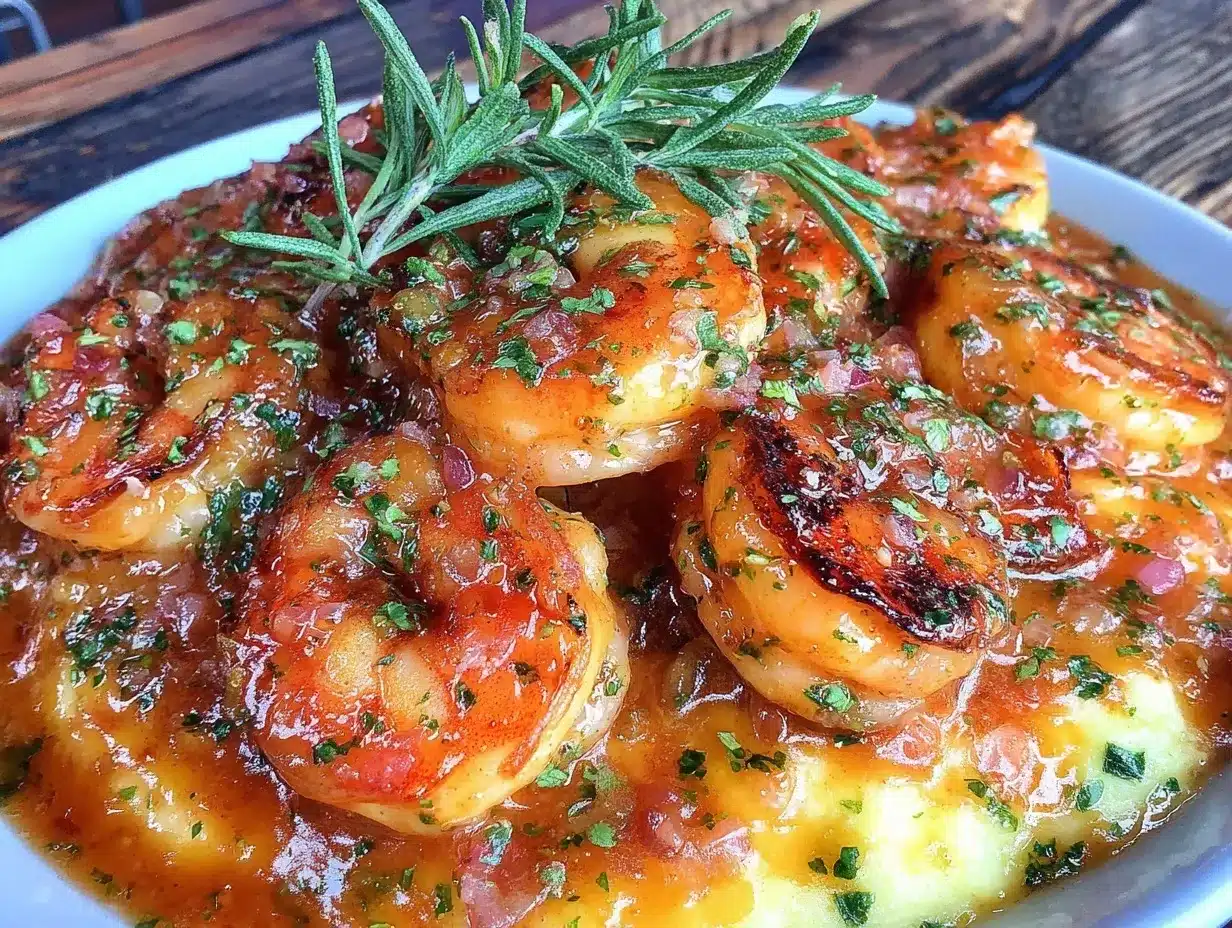 Garlic Shrimp Tuscan Bake preparation steps