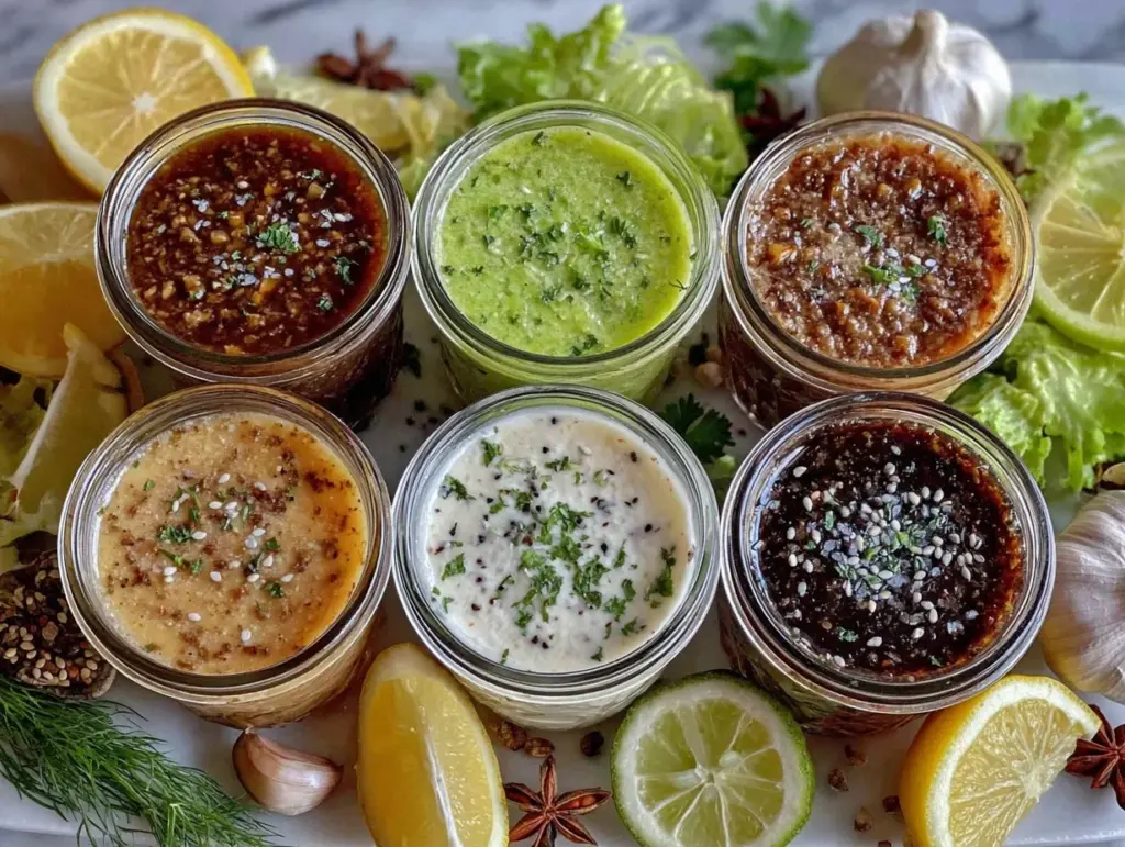 homemade salad dressings for game day - featured image
