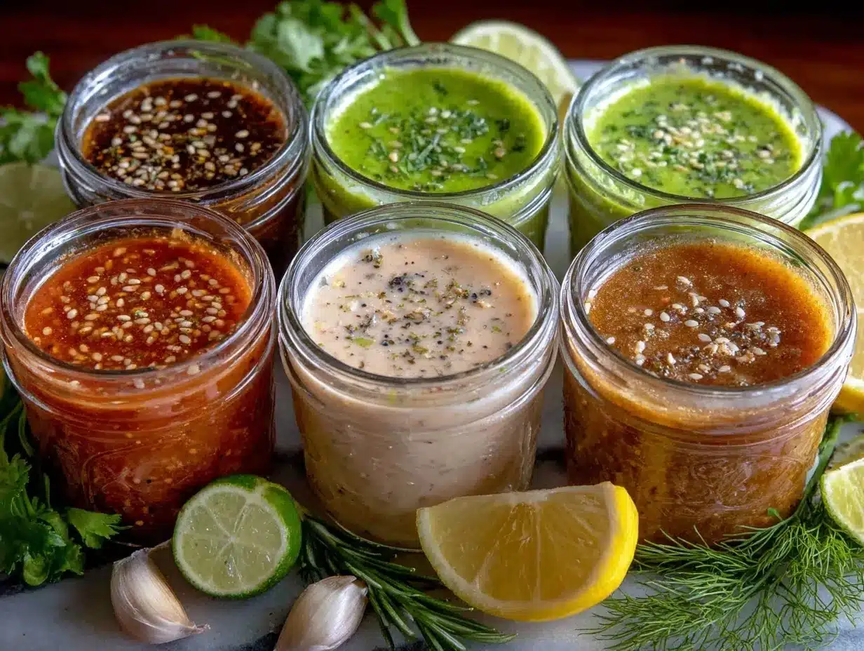 homemade salad dressings for game day preparation steps