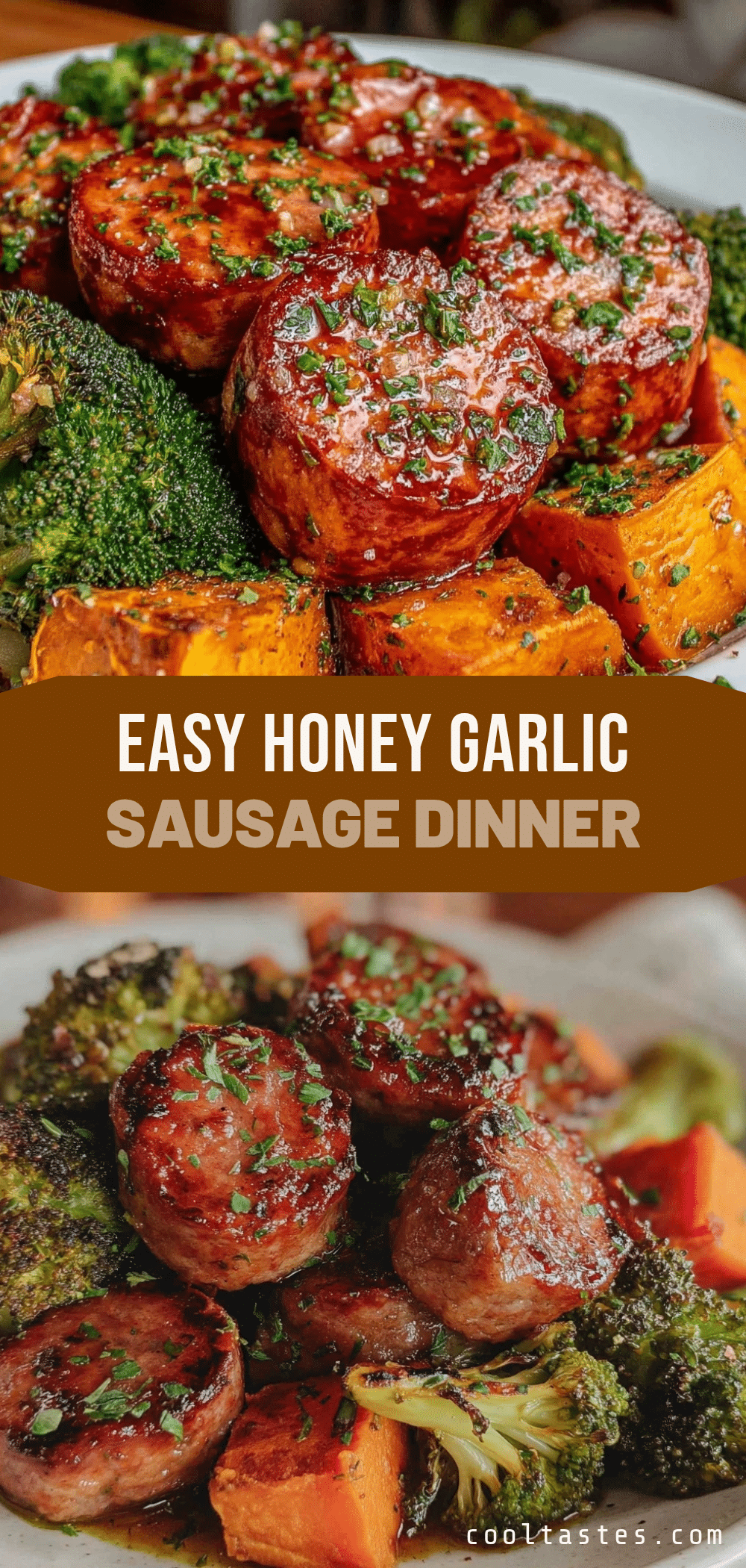 honey garlic sheet pan sausage dinner recipe