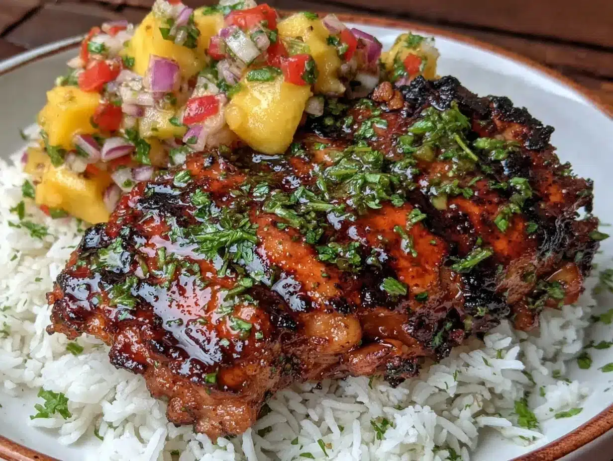 honey lime chicken with mango salsa preparation steps