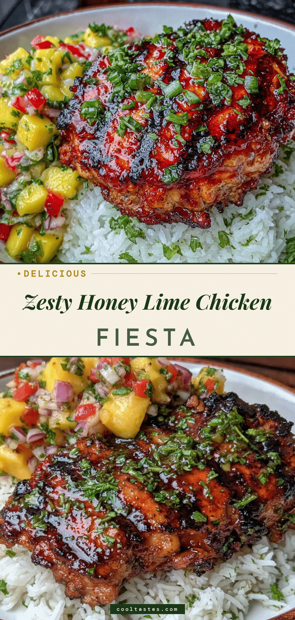 honey lime chicken with mango salsa recipe
