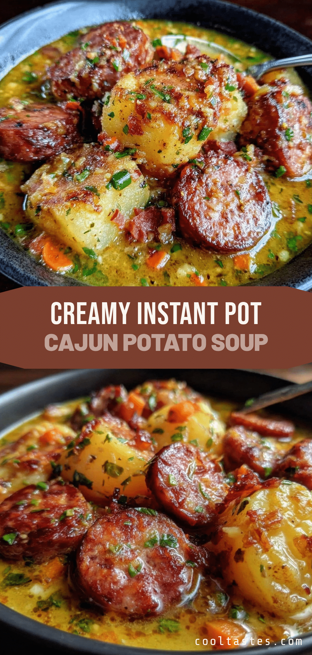 Instant Pot Cajun Potato Soup recipe