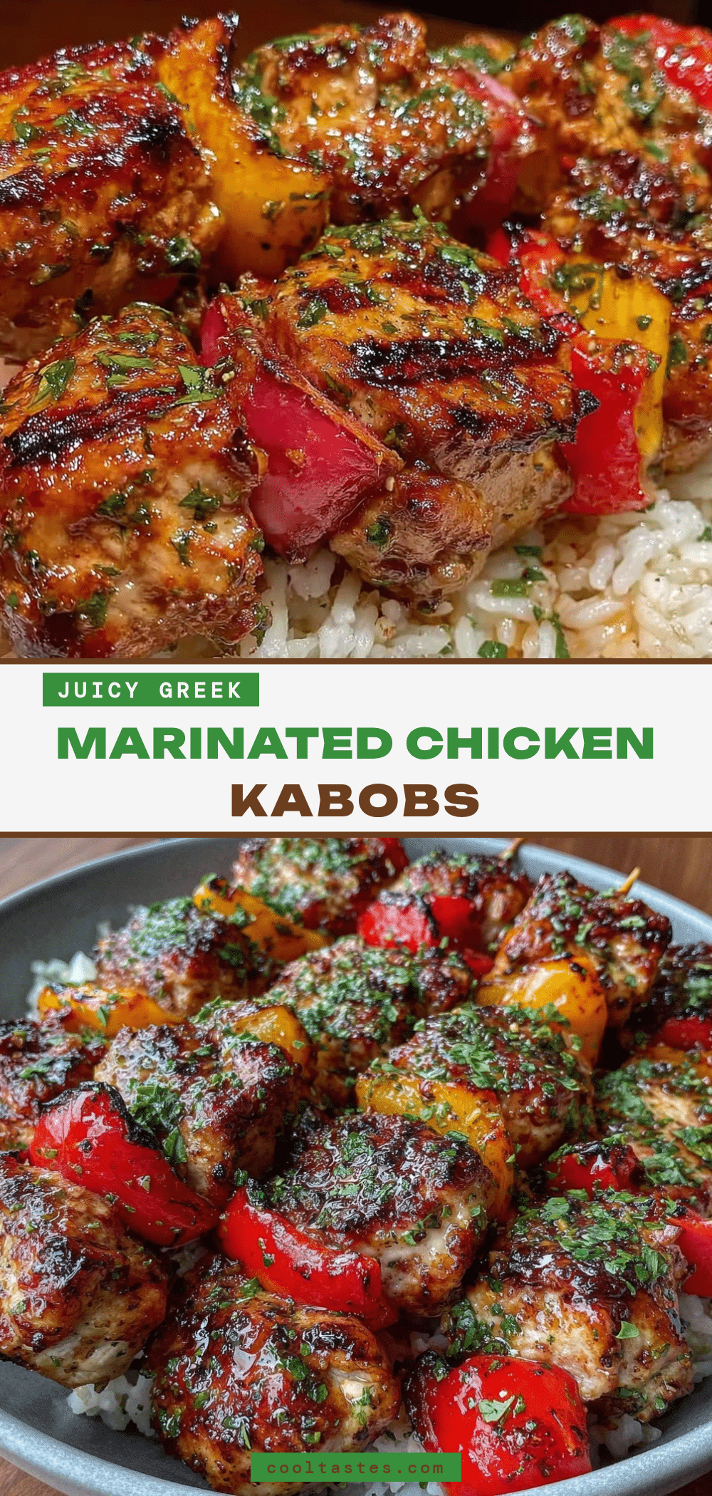juicy Greek lemon chicken kabobs recipe