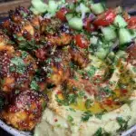 lemon chili grilled chicken bowls - featured image