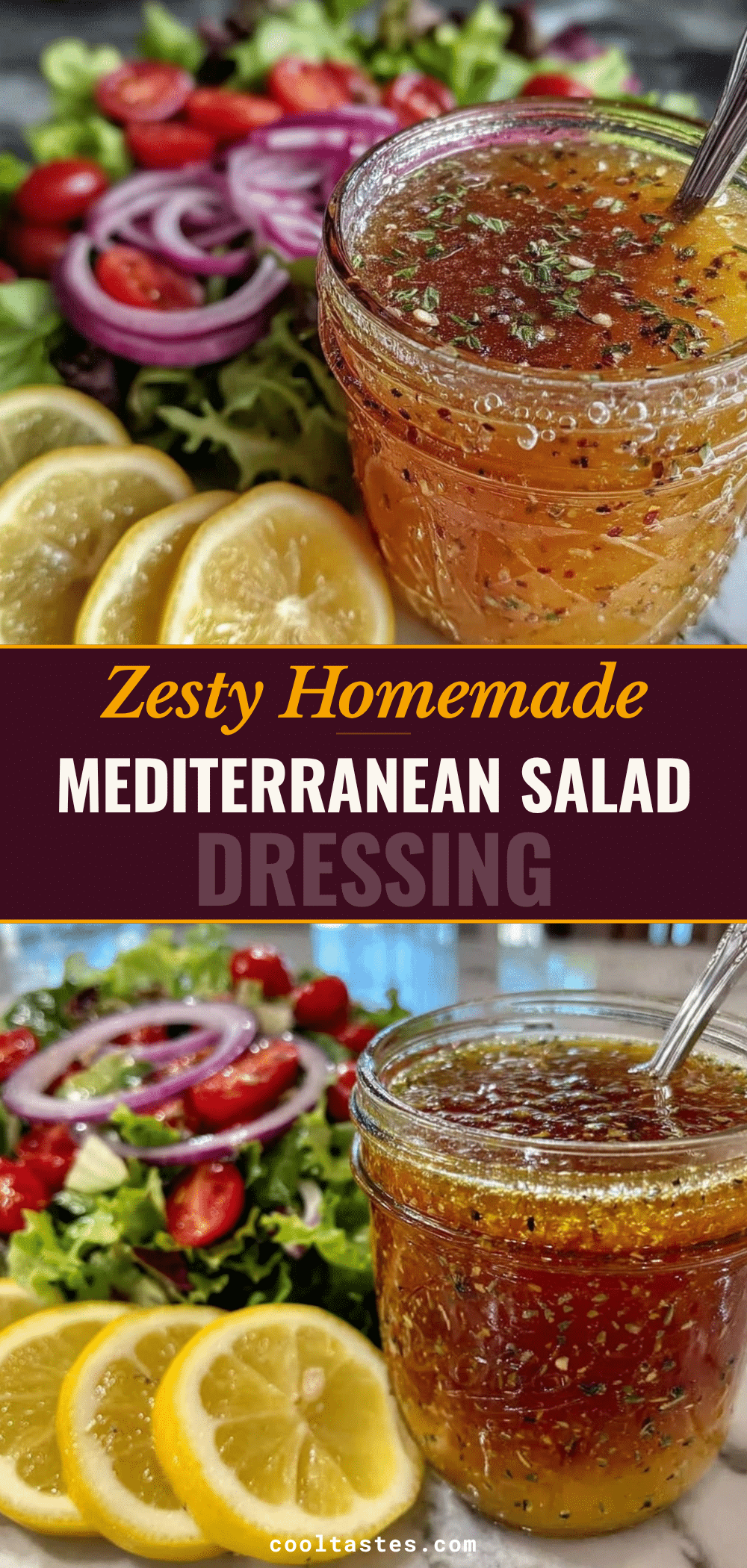lemon oregano mediterranean salad dressing recipe