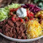loaded potato taco bowl - featured image