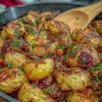 one-skillet ground beef and potatoes recipe - featured image
