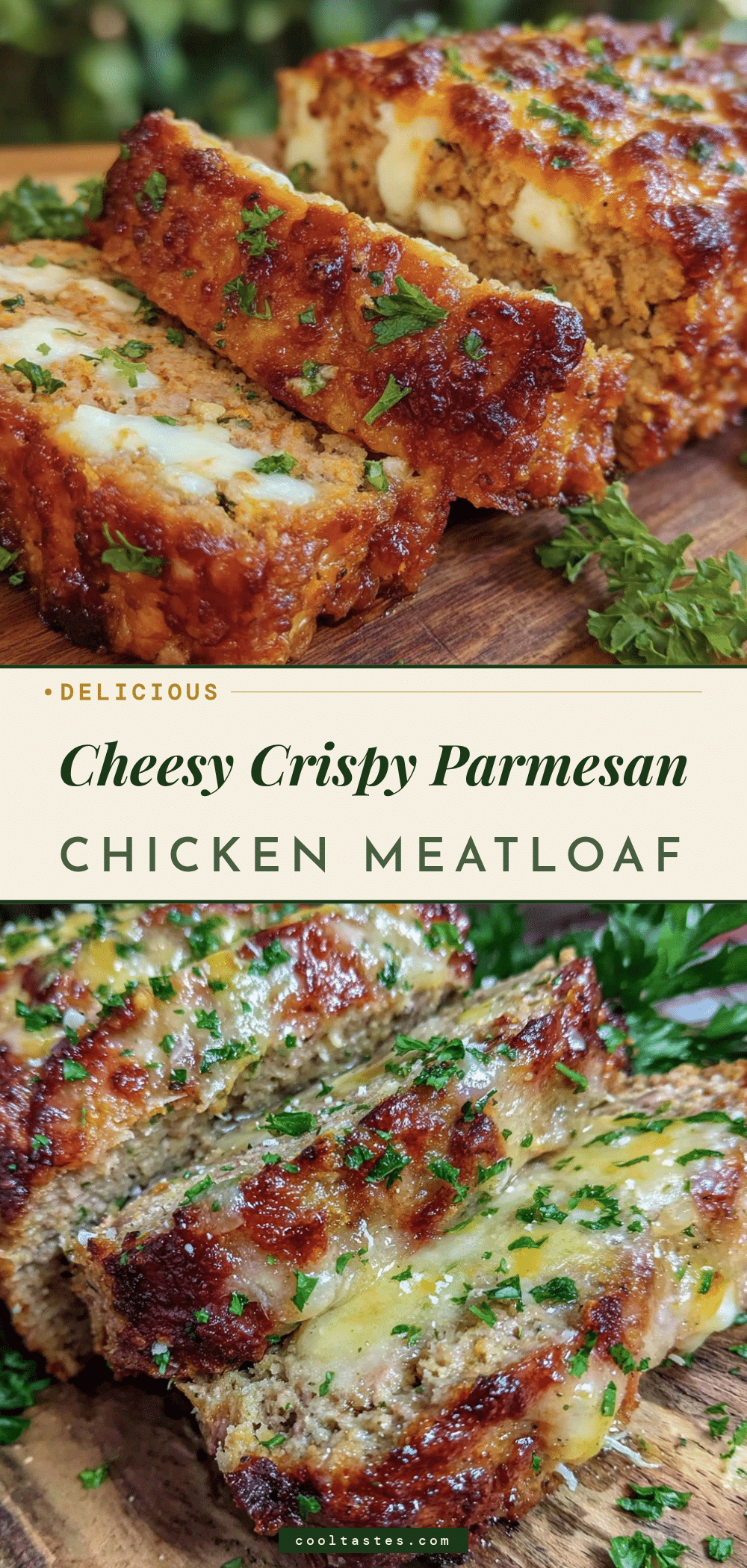 Parmesan chicken meatloaf recipe