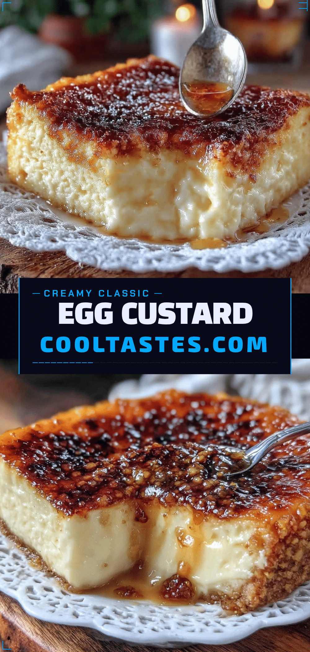 rich egg custard dessert recipe