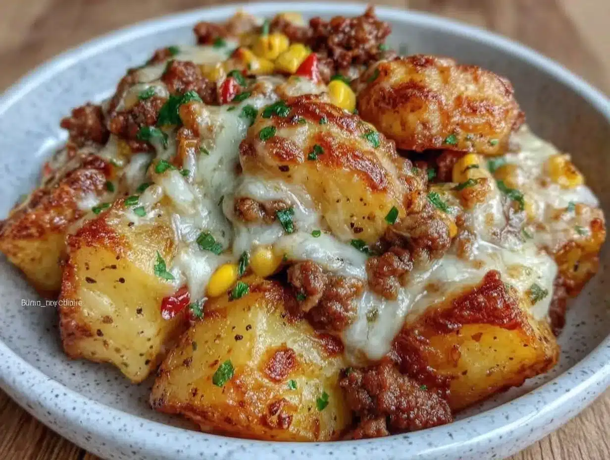 slow cooker cowboy potato casserole preparation steps
