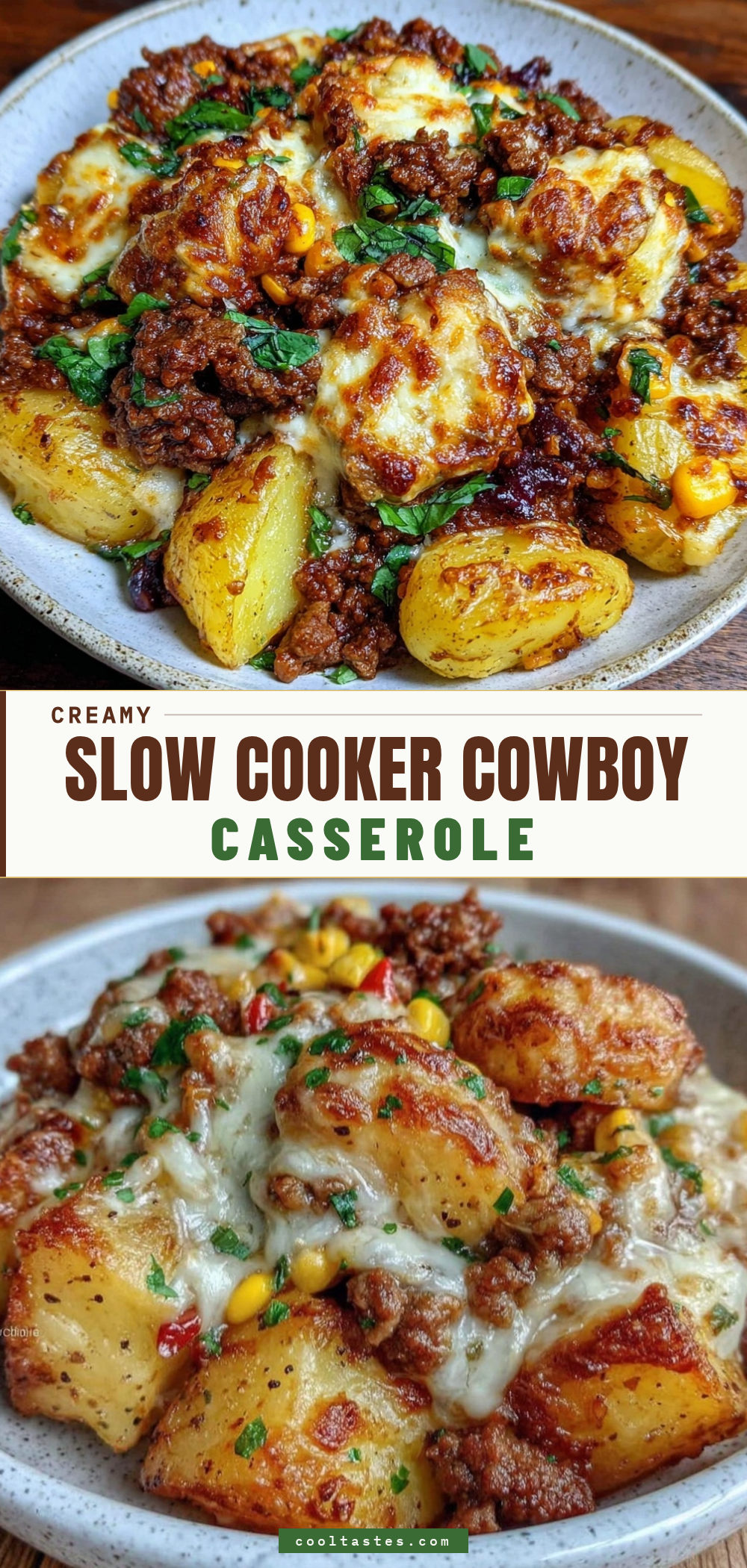 slow cooker cowboy potato casserole recipe