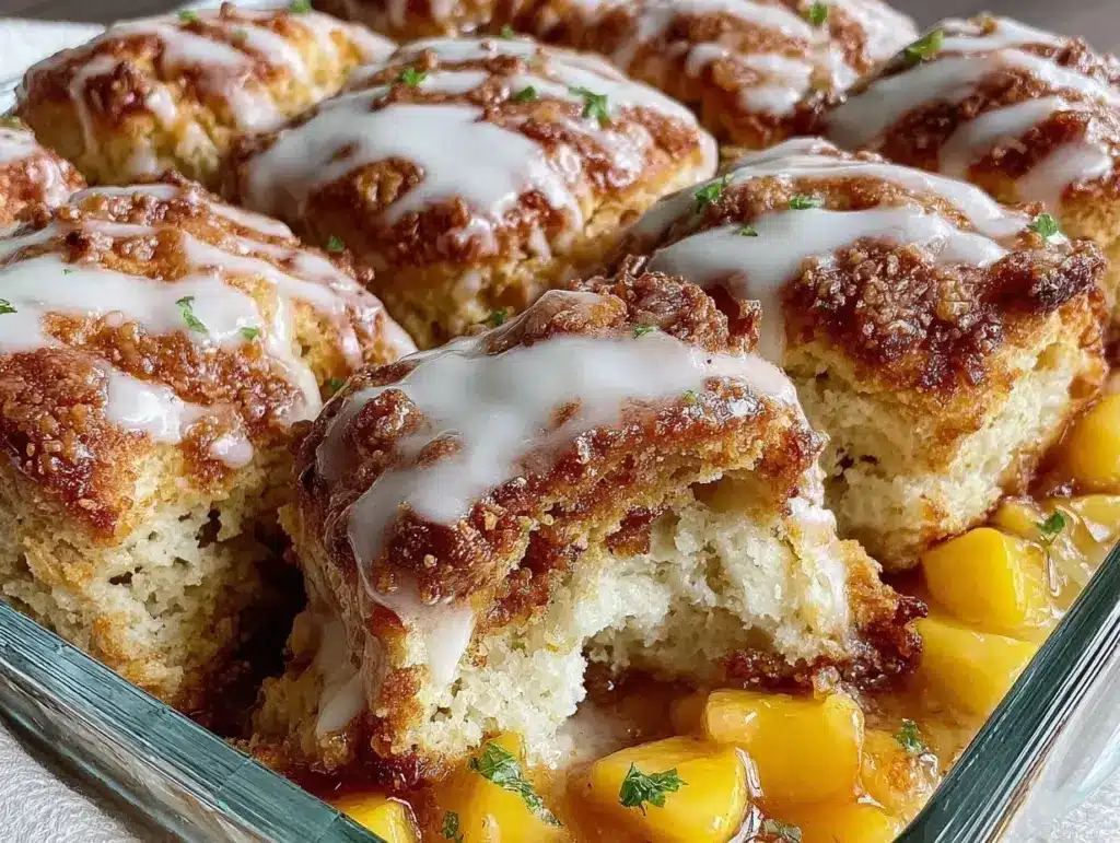 soft peach butter swim biscuits - featured image