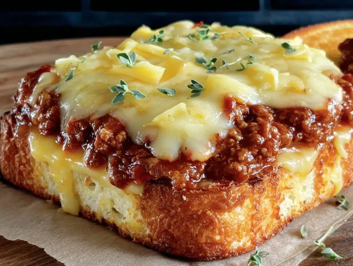 Ultimate Texas Toast Sloppy Joes preparation steps