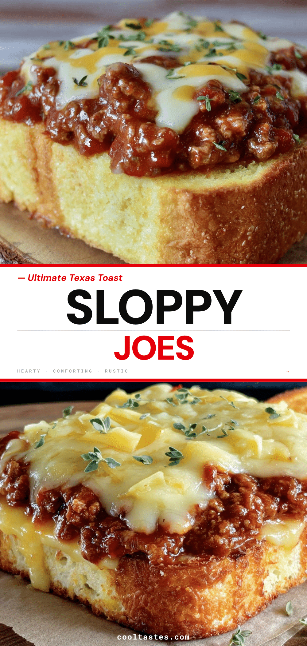 Ultimate Texas Toast Sloppy Joes recipe