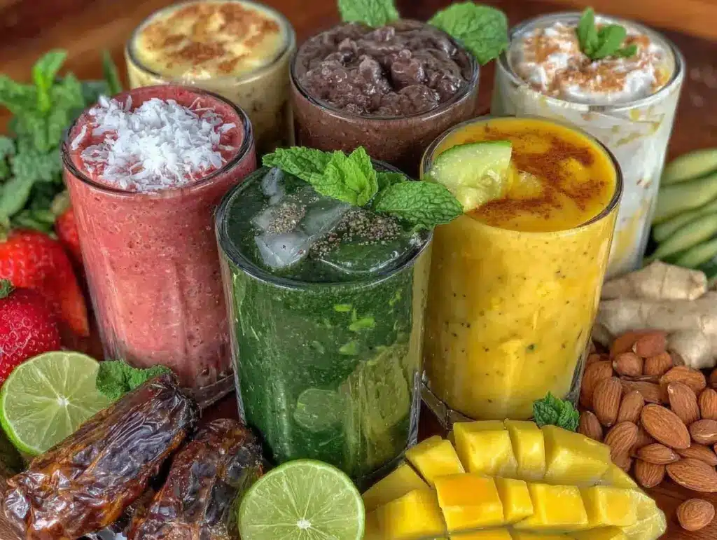 vibrant fruit smoothie recipes - featured image