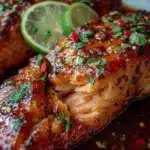baked pineapple salmon - featured image