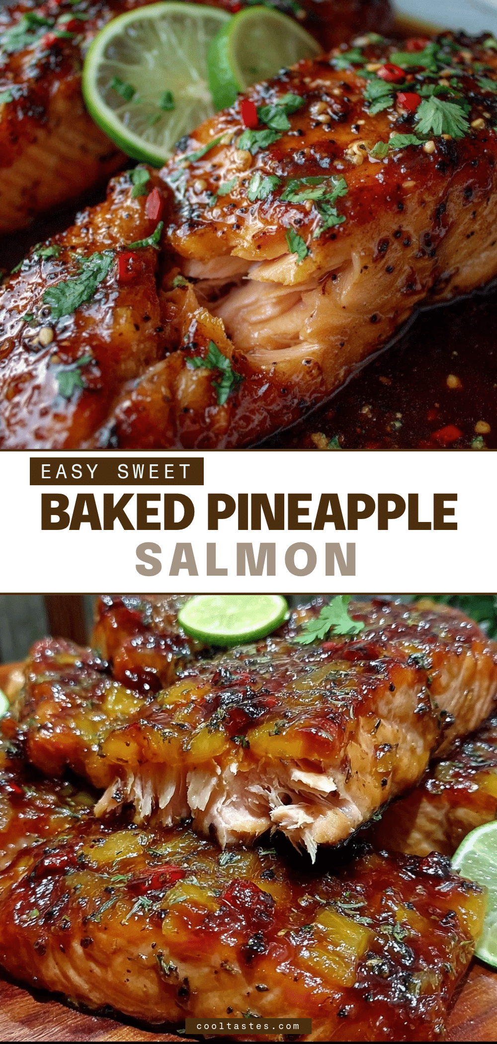 baked pineapple salmon recipe