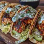 crispy sheet pan chicken pitas - featured image
