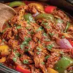 crockpot chicken fajitas - featured image