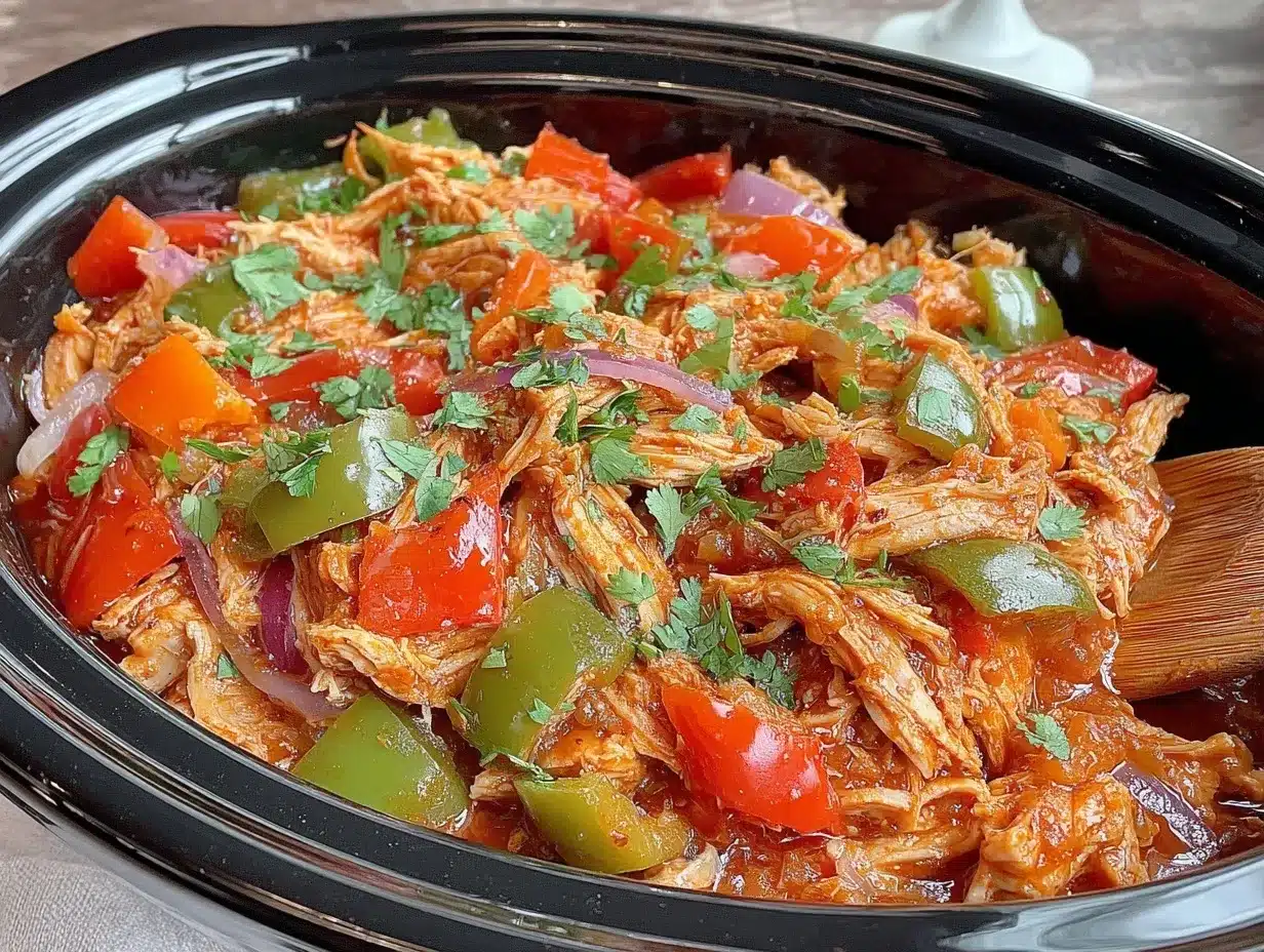 crockpot chicken fajitas preparation steps