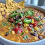 crockpot vegetarian tortilla soup - featured image