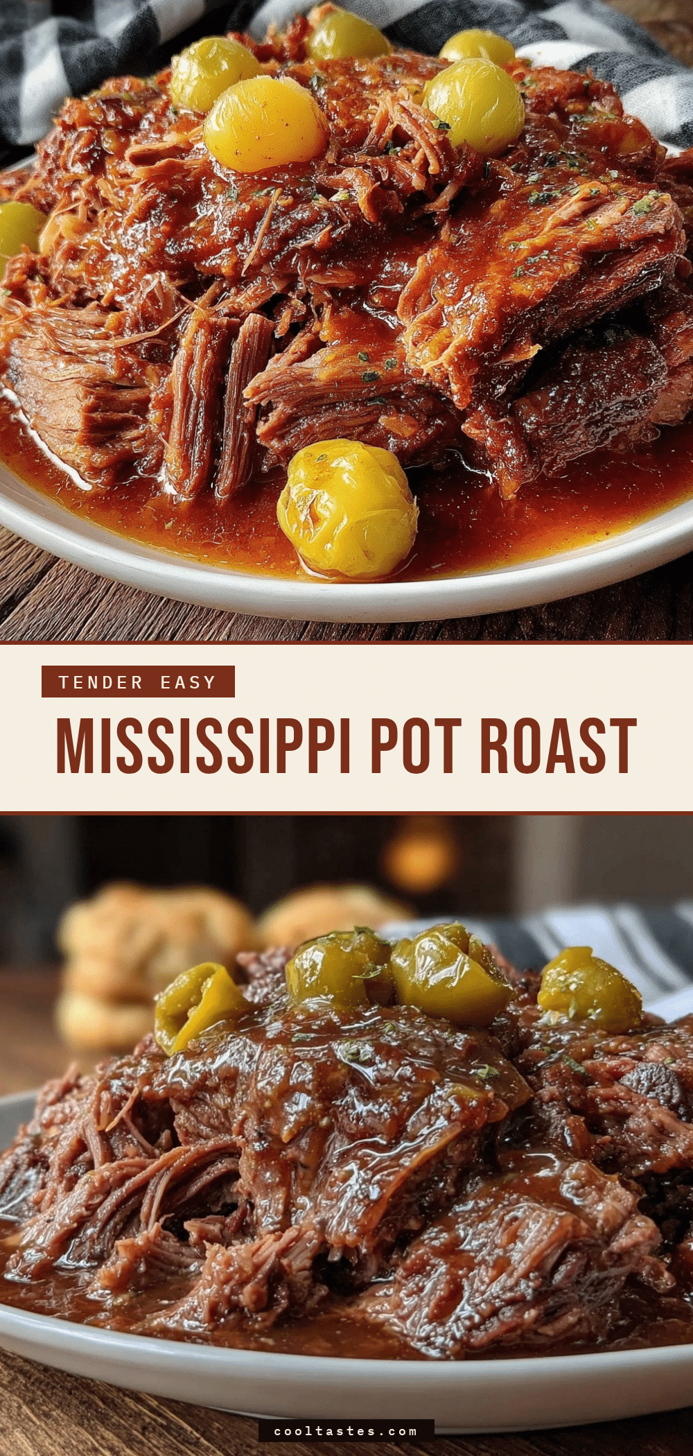 Easy Mississippi Pot Roast recipe