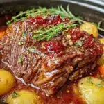 hearty slow cooker beef supper - featured image