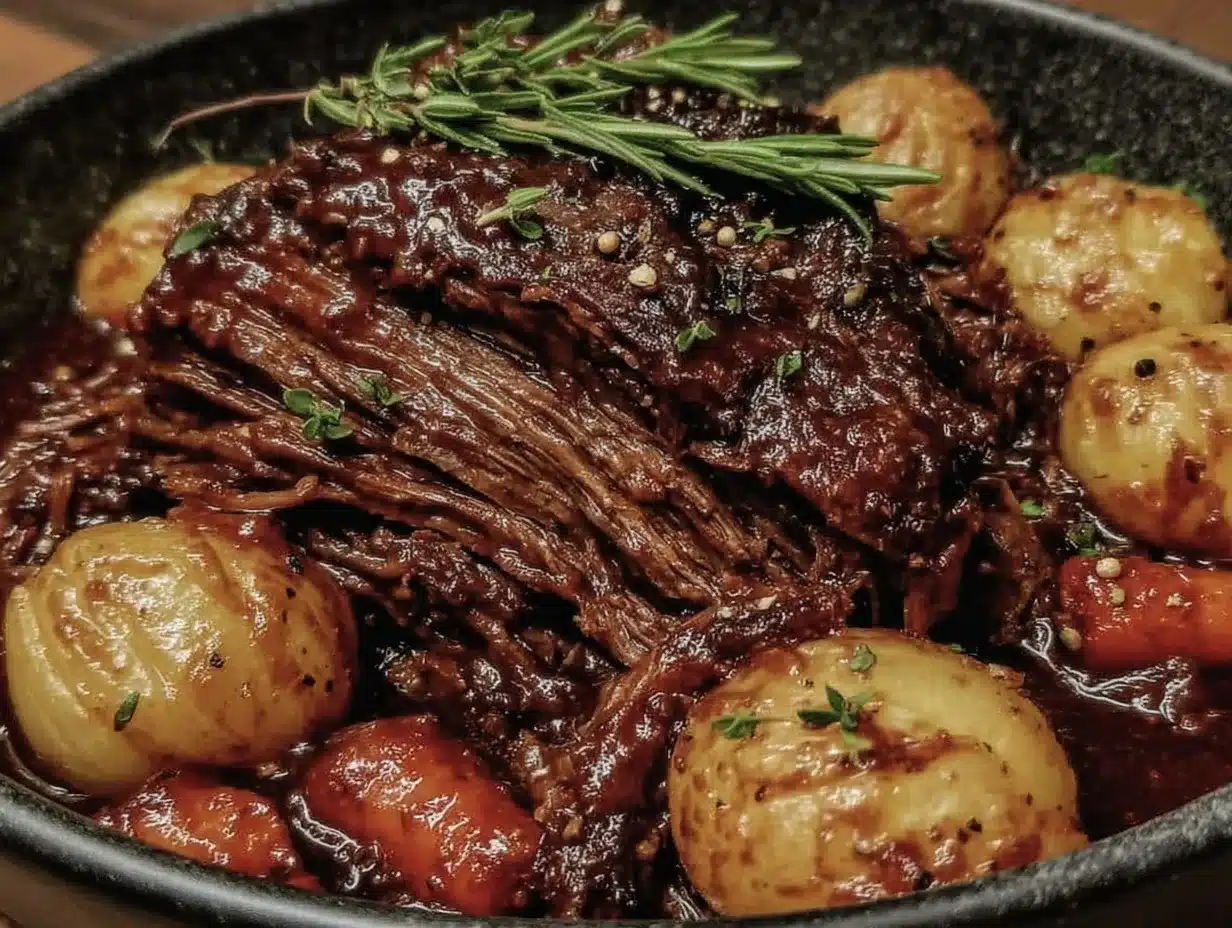 hearty slow cooker beef supper preparation steps