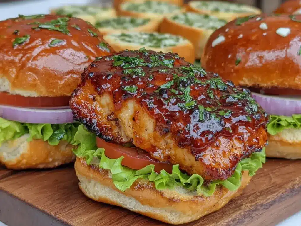 Honey Mustard BLT Chicken Sliders - featured image
