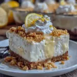 lemon icebox cheesecake - featured image