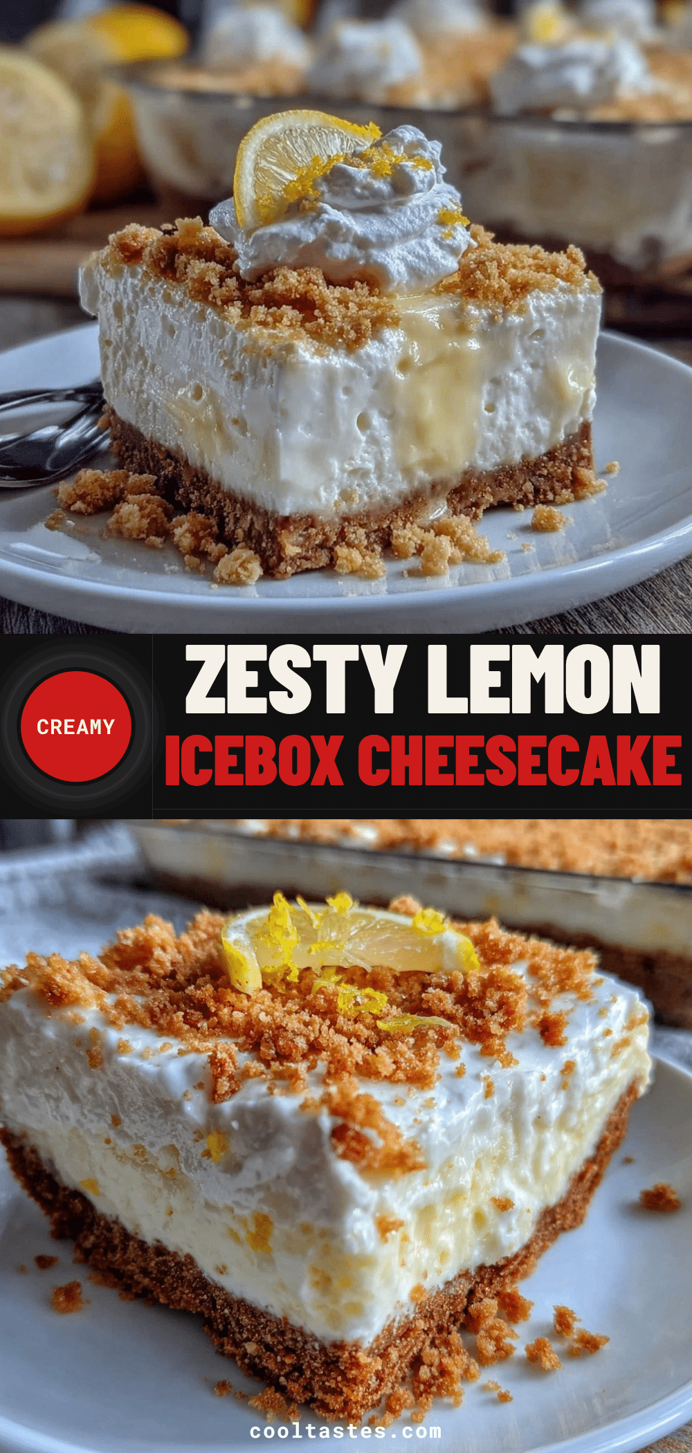 lemon icebox cheesecake recipe