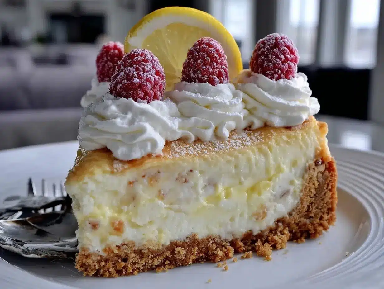 lemon swirl cheesecake preparation steps