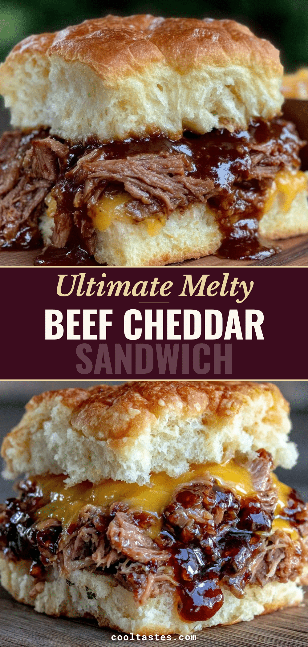 melty beef and cheddar sandwich recipe
