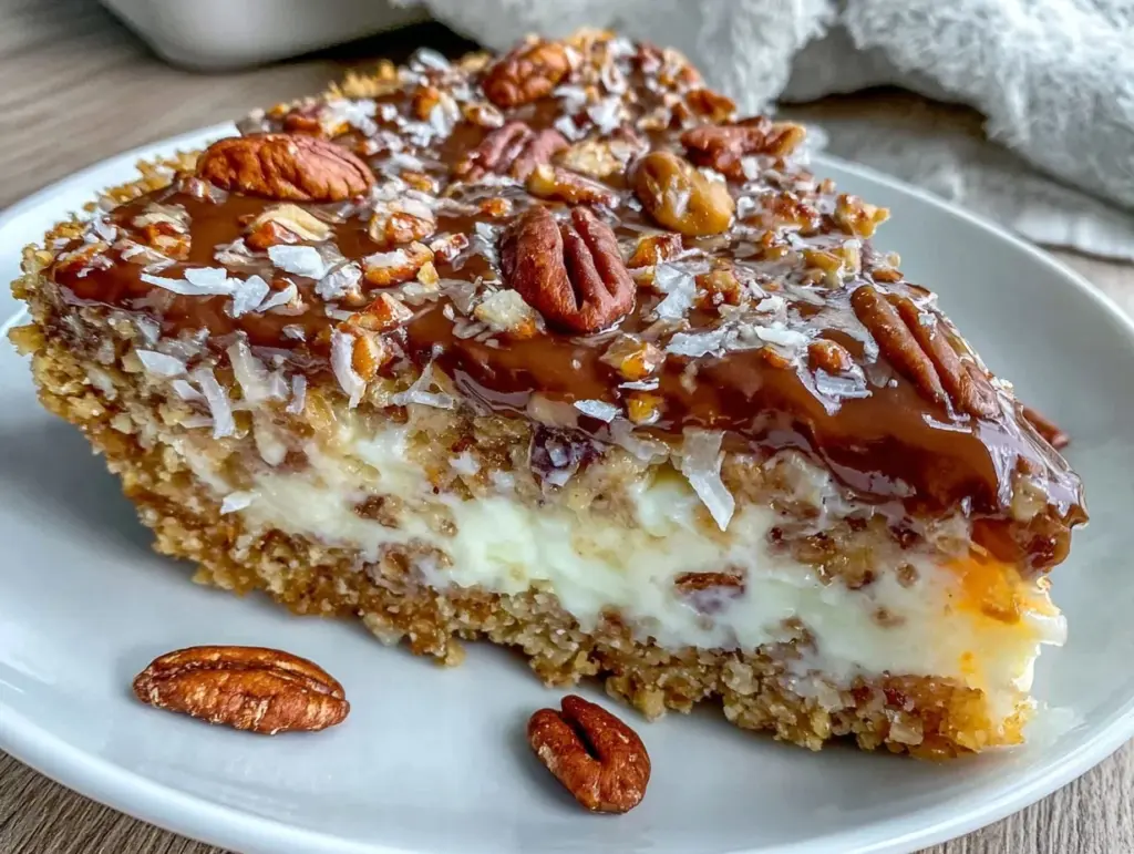 no bake german chocolate pie - featured image