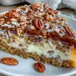 no bake german chocolate pie - featured image