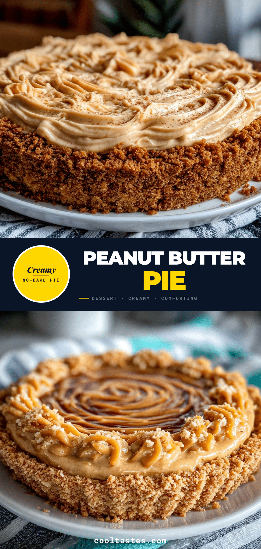 no-bake peanut butter pie recipe
