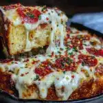 one-skillet cast iron pizza - featured image