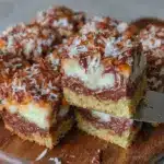 rich coconut chocolate bars - featured image