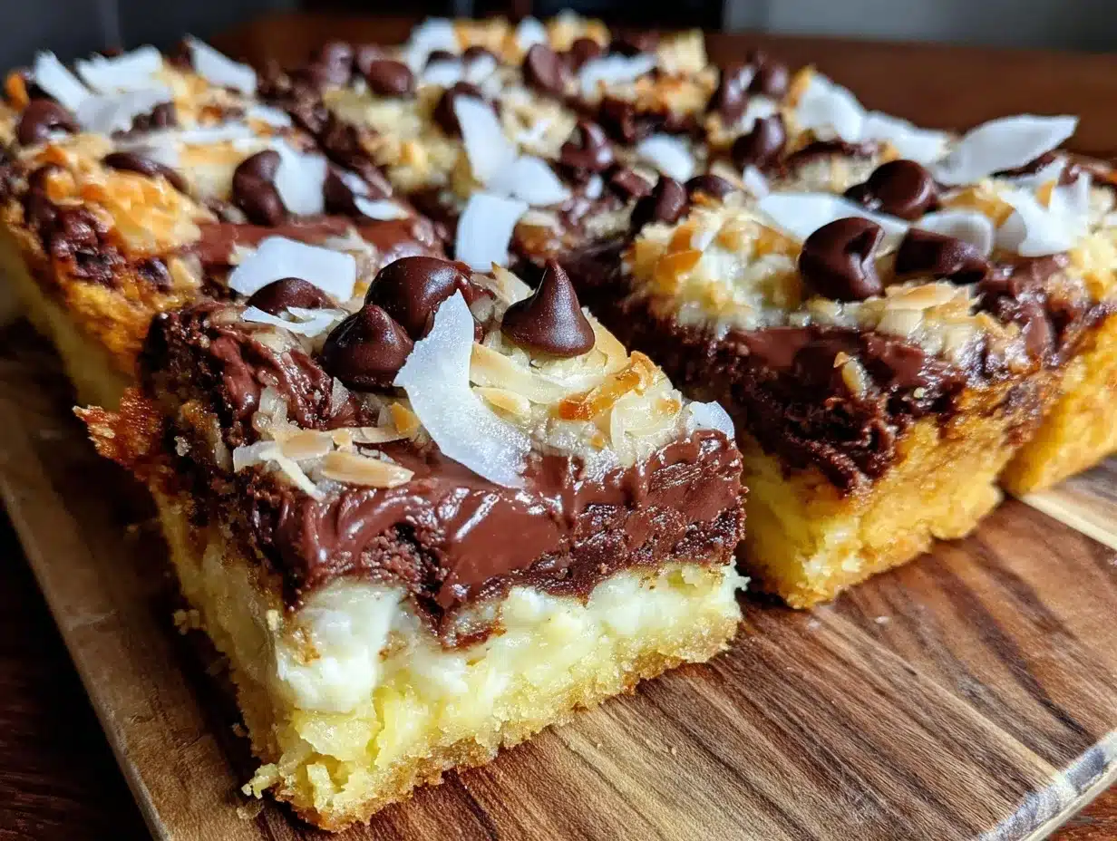 rich coconut chocolate bars preparation steps
