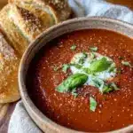 rustic tomato bisque - featured image