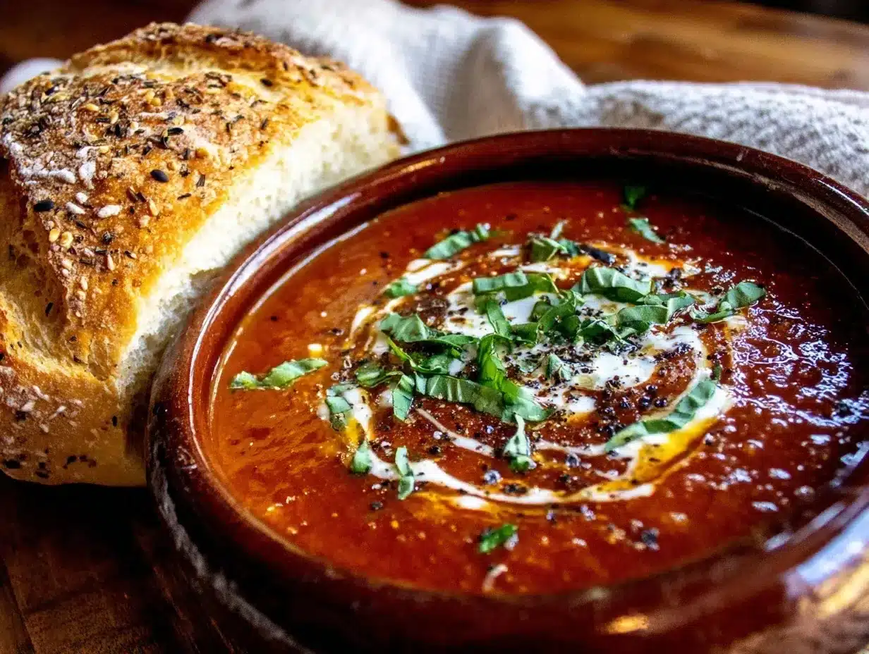 rustic tomato bisque preparation steps