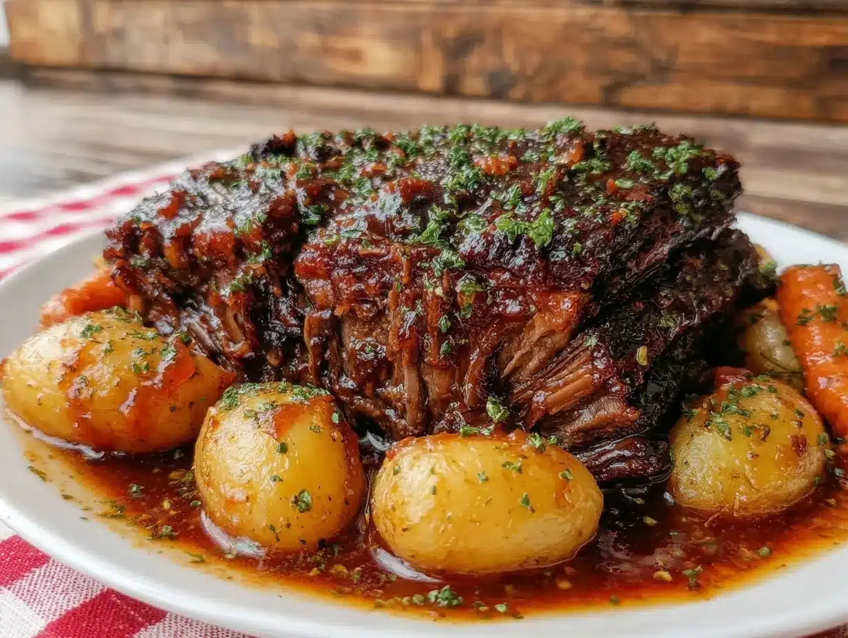 slow-cooked beef chuck roast preparation steps