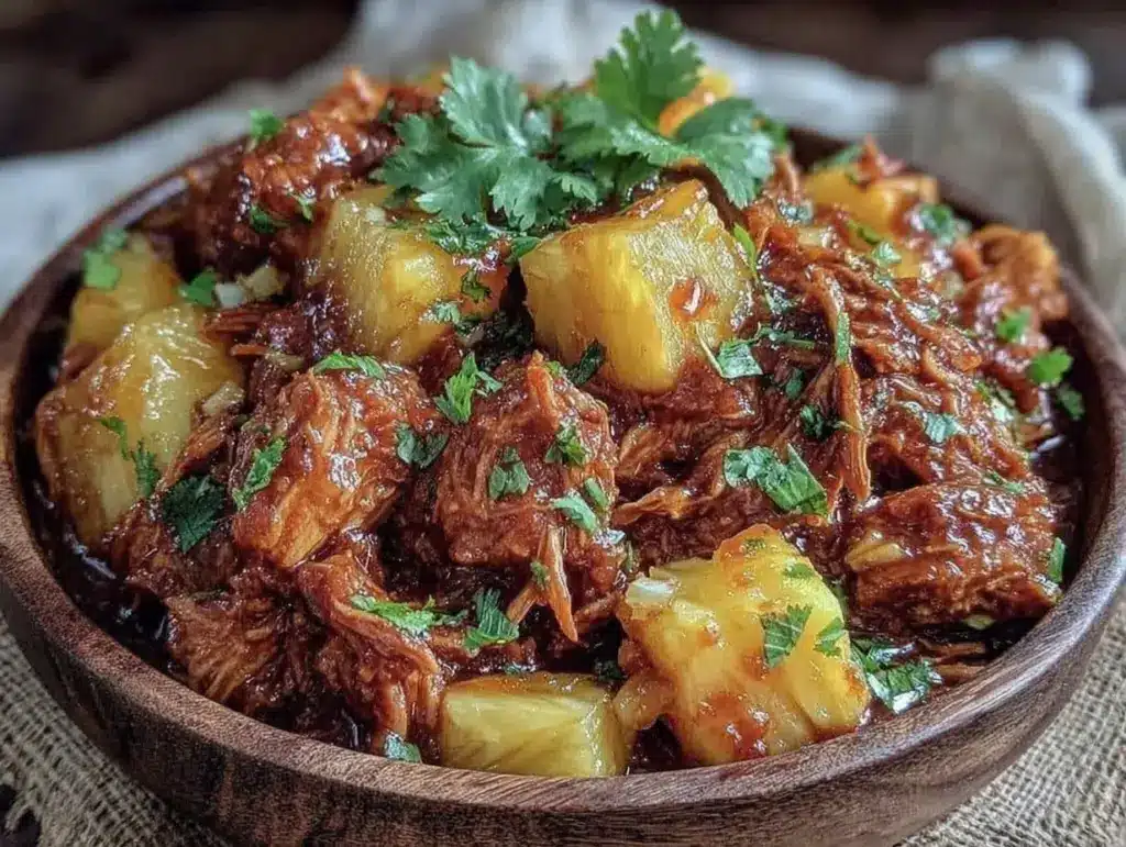 slow cooker hawaiian chicken - featured image