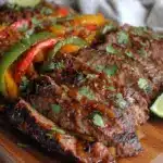 slow cooker steak fajitas - featured image