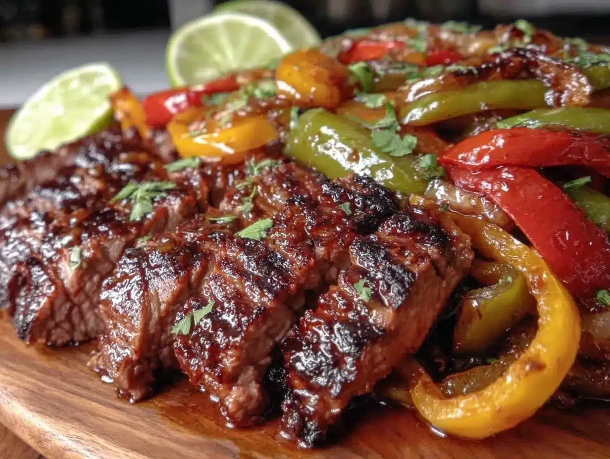slow cooker steak fajitas preparation steps