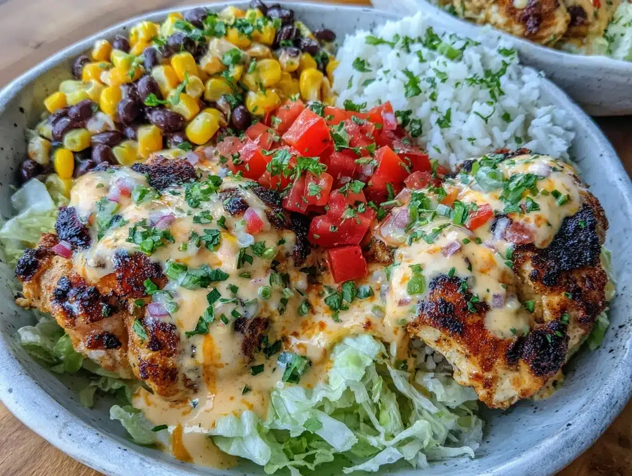 southwest chicken bowls preparation steps